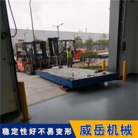 定制大型电机试验平台图纸加工铸铁焊接平台铸铁地轨