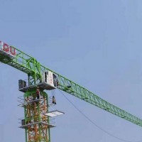 可克达拉市QTZ80塔机起重量6T塔吊适用于大桥建设施工工程