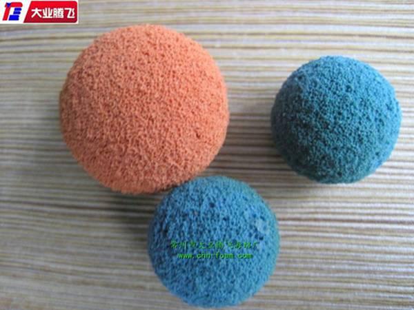 厂家生产大业腾飞清洁耐磨耐腐蚀海绵球