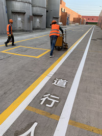 苏州常熟厂区车道白色线画线价格