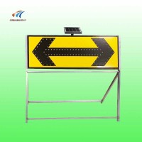骧虎道路施工标志牌 双向太阳能导向灯牌交通设施