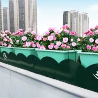 湖州花箱,上海高架桥花箱,浙江护栏花箱,杭州公园椅