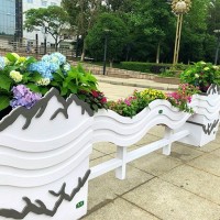 浙江金属花箱,杭州公园椅,湖州弧形花箱,上海道路花箱